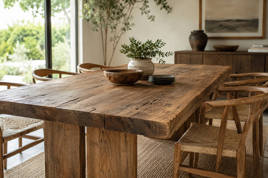 Why Reclaimed Teak Makes a Great Dining Table