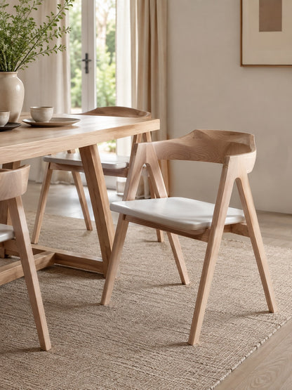 Amaro scandi dining chair in minimalist dining room | Mellowdays Furniture