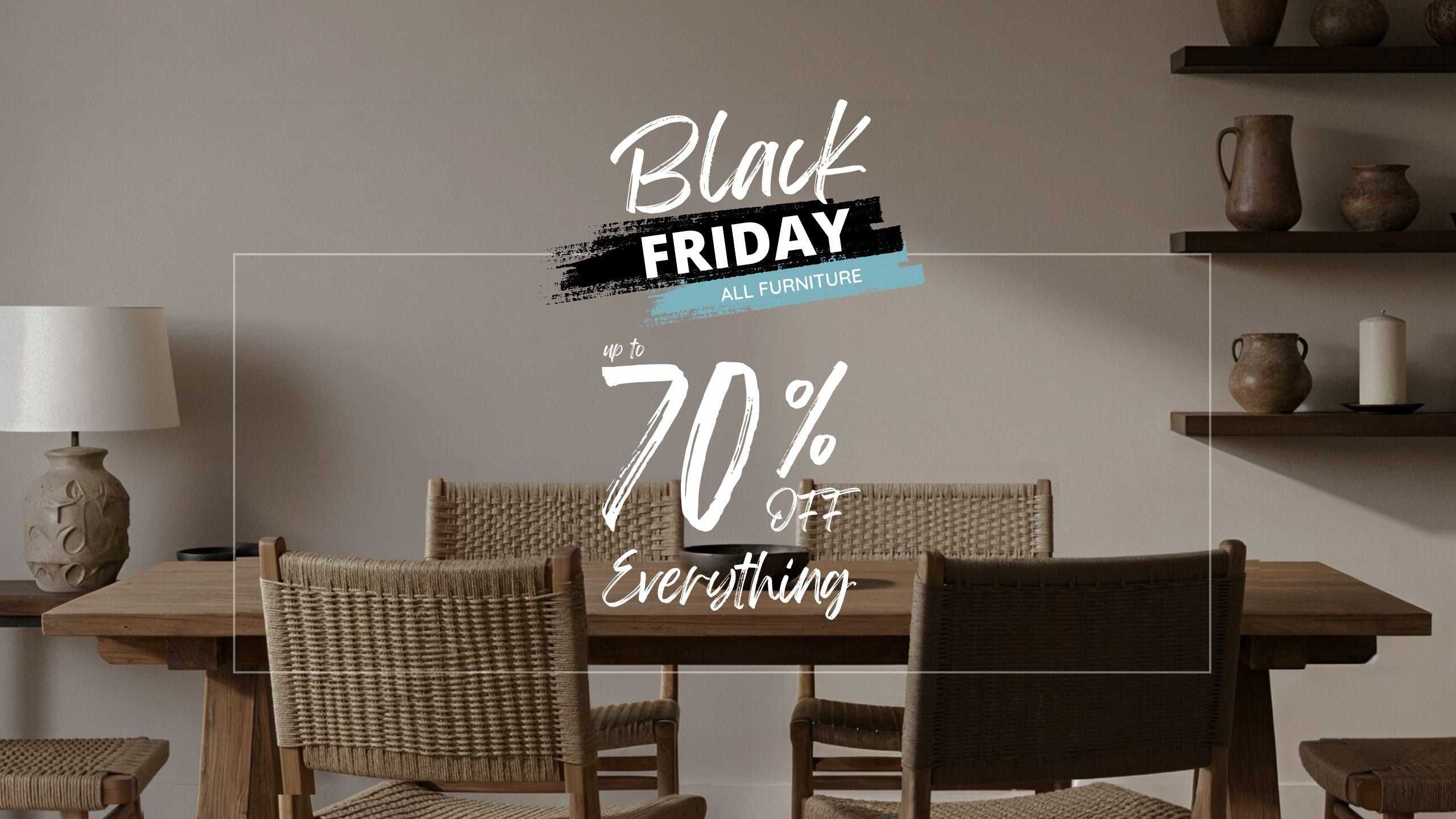 Black Friday - All Furniture up to 70% Off Everything | Mellowdays Furniture