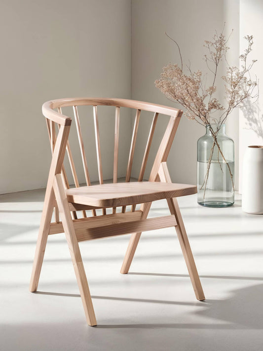 Falconi Sungkai Wood Dining Chair | Mellowdays Furniture