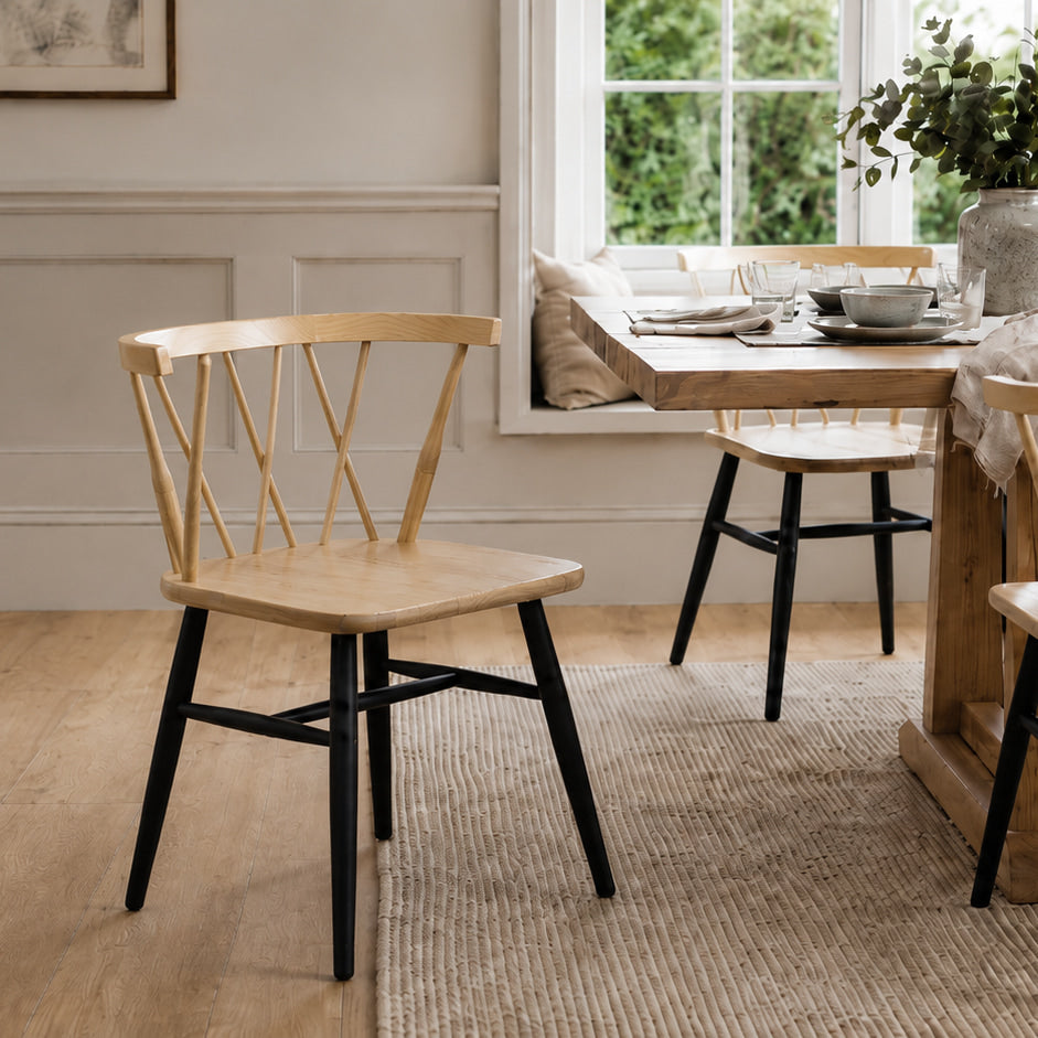 Fallas Sungkai Wood Dining Chair in modern dining room | Mellowdays Furniture