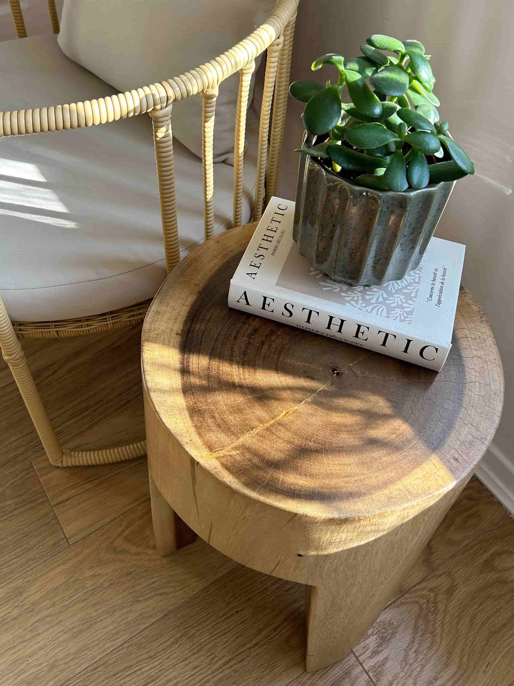 Ignacio suar wood side table | Mellowdays Furniture