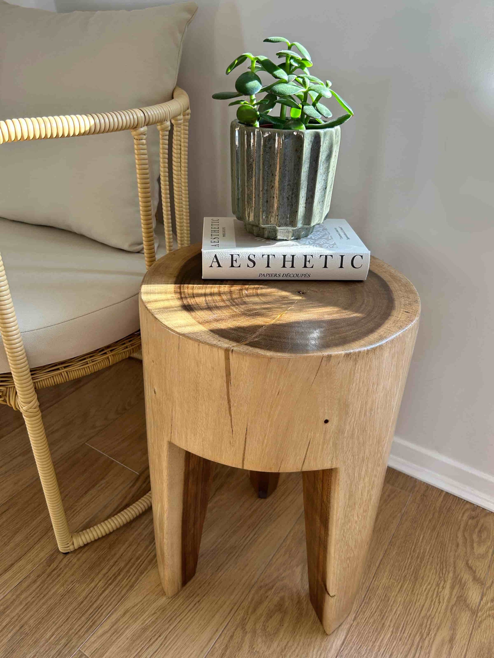 Ignacio suar wood side table | Mellowdays Furniture