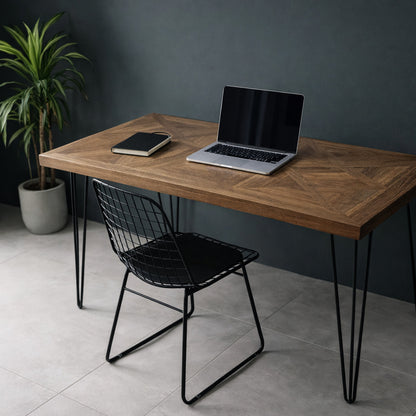 Segovia small dining table as a home office workdesk